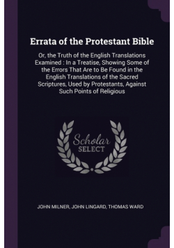 Errata of the Protestant Bible