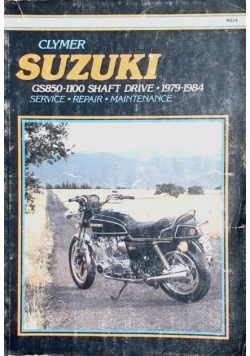 Clymer suzuki gs 850 11000 shaft drive
