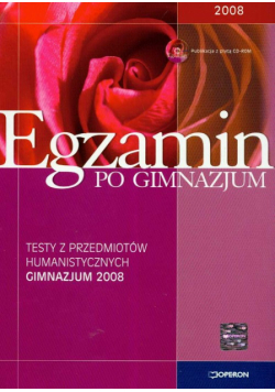 Egzamin po gimnazjum 2008 Testy z płytą CD