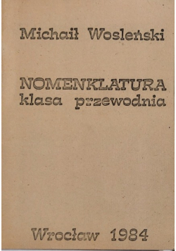 Nomenklatura klasa przewodnia