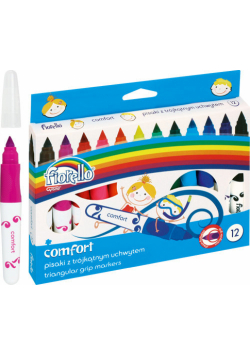Pisaki Comfort trójkątny uchwyt 12 sztuk