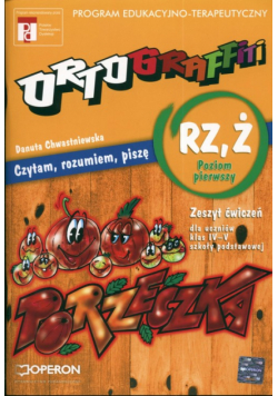 Ortograffiti Zeszyt ćwiczeń RZ Ż Poziom 1