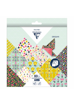 Papier origami Kwiaty 3 formaty 60 arkuszy