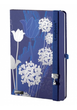 Notes A5 Lanybook Tulip Mania w linie niebieski