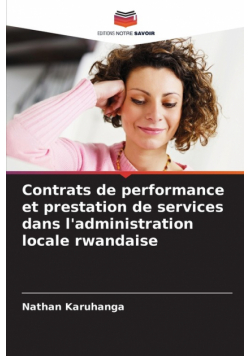 Contrats de performance et prestation de services dans l'administration locale rwandaise