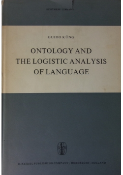 Ontology and the Logistic Analysis of Language