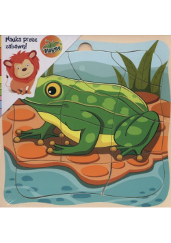 Puzzle drewniane Żaba