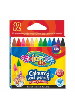 Kredki grafionowe Colorino Kids 12 kolorów