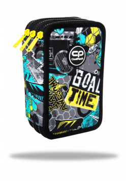 Piórnik 3-komorowy z wyposażeniem Coolpack Jumper 3 goal time