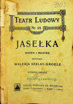 Jasełka  1928 r.