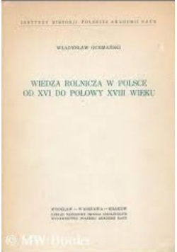 Wiedza Rolnicza w Polsce