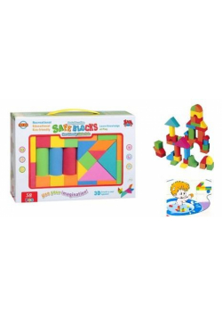Klocki piankowe 58szt
