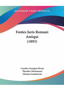 Fontes Juris Romani Antiqui (1893)