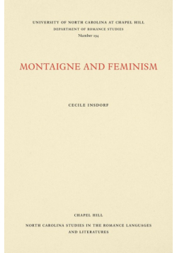 Montaigne and Feminism