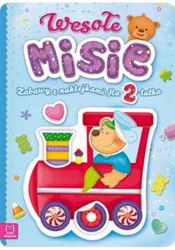 Wesołe misie Zabawy z naklejkami dla 2-latka