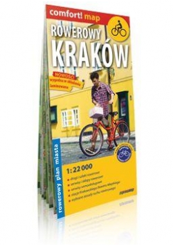 Comfort!map Rowerowy Kraków 1:22 000 plan miasta