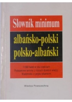 Słownik minimum albańsko polski
