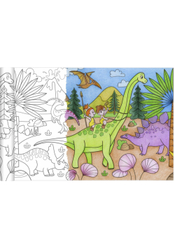 Kolorowanka w rolce Graffy Roll Dinozaury 5 m x 35 cm