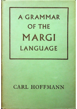 A grammar of the Margi language