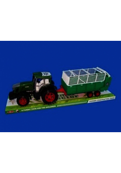 Traktor z przyczepką 82cm