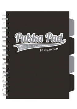 Kołozeszyt Pukka Pad B5 Project Book Black & Grey czarny