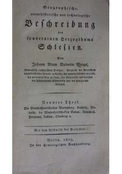 Beschreibung des fouberainen Herzogthums,1805r