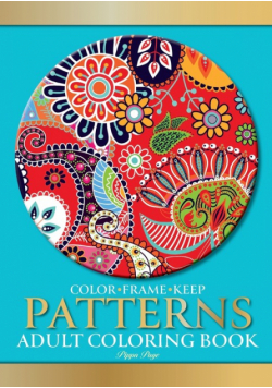 Color Frame Keep. Adult Coloring Book PATTERNS