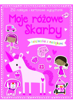 Moje różowe skarby Książeczka z 250 naklejkami