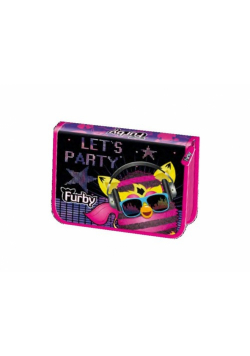 Piórnik dwuklapowy bez wyposażenia Furby Let's Party