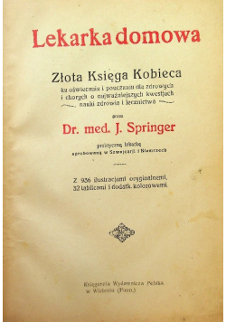 Lekarka domowa 1928 r.