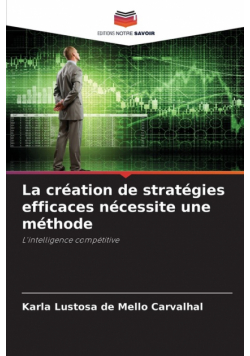 La création de stratégies efficaces nécessite une méthode