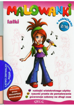 Malowanki 2 Lalki + pisak