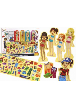 Puzzle nagnetyczne 65 Lalki, ubrania, stylizacje