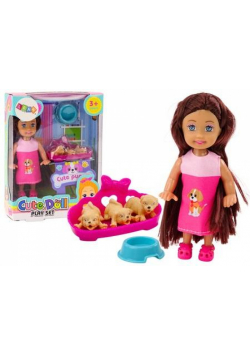 Laleczka mini z pieskami