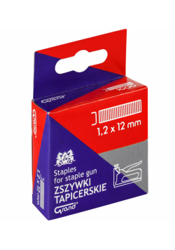 Zszywki do zszywacza tapicerskiego - takera 1,2x12 GRAND
