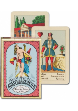 Piatnik, karty do wróżenia, 1 talia, Biedermeier