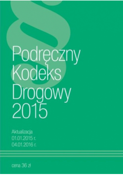 Podręczny kodeks drogowy 2015