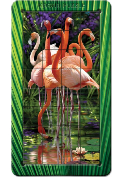 Puzzle Flamingi 3D 32 elementy