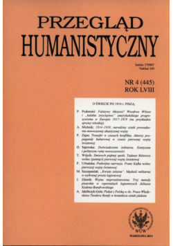 Przegląd Humanistyczny 4/2014