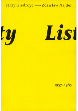 Listy 1957-1985. Jerzy Giedroyć