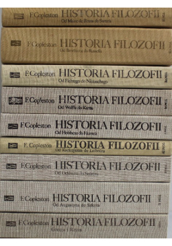 Historia filozofii Tom I do IX