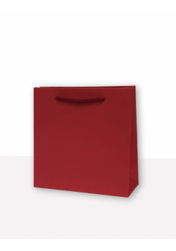 Torebki prezentowe jednobarwna CD bordo 10 sztuk