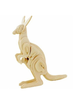 Puzzle drewniane 3D Kangur