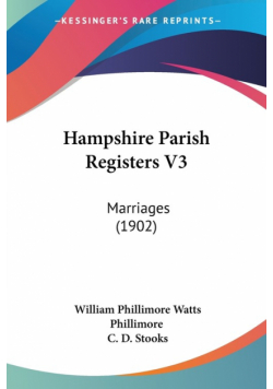 Hampshire Parish Registers V3