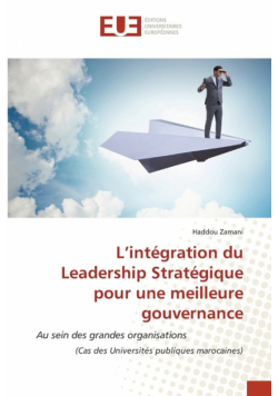 L'intégration du Leadership Stratégique pour une meilleure gouvernance
