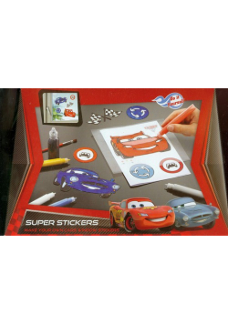 Cars Super Window Stickers Naklejki na szybę