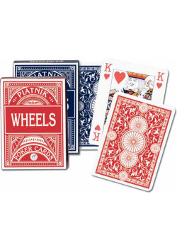 Karty do gry Piatnik 1 talia Wheels pokerowe