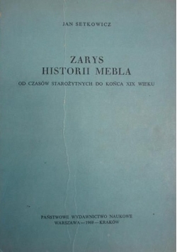 Zarys historii mebla