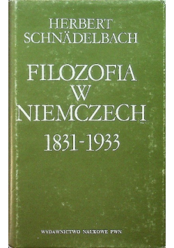 Filozofia w Niemczech 1831 - 1933