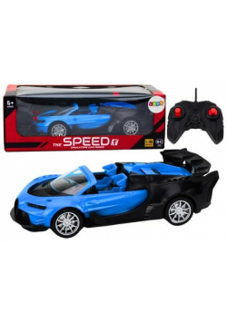 Auto sportowe RC 1:18 niebieskie
